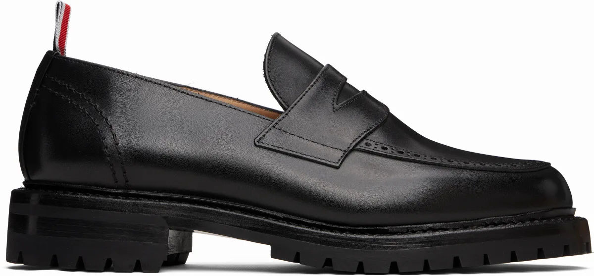 Black Classic Penny Loafers