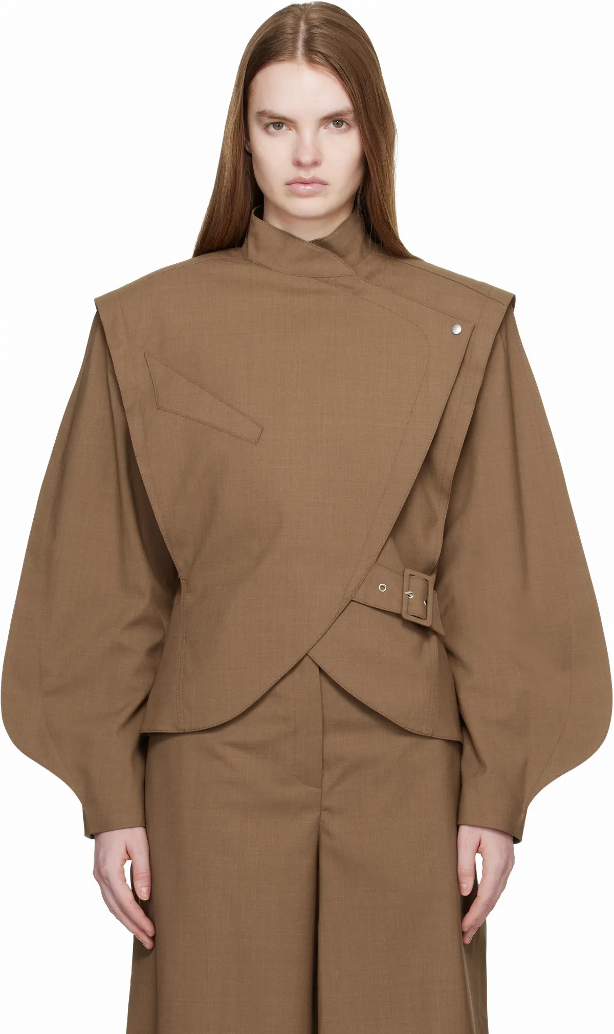 Brown Super Fine Mela Jacket