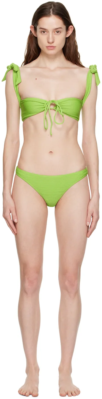 SSENSE Exclusive Green Mona Bikini