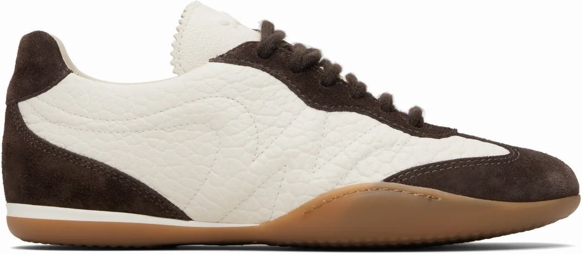 White & Brown Wkalancia Sneakers