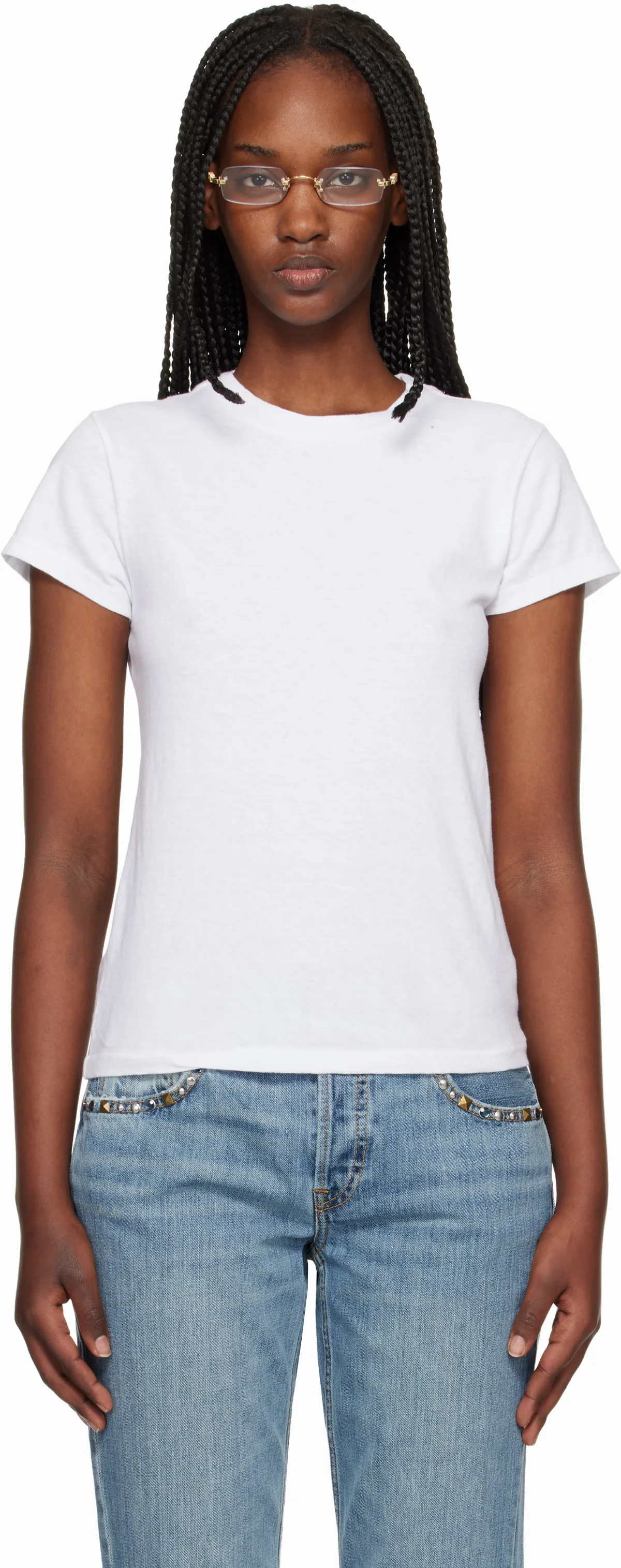 White Hanes Edition 1960s Slim T-shirt