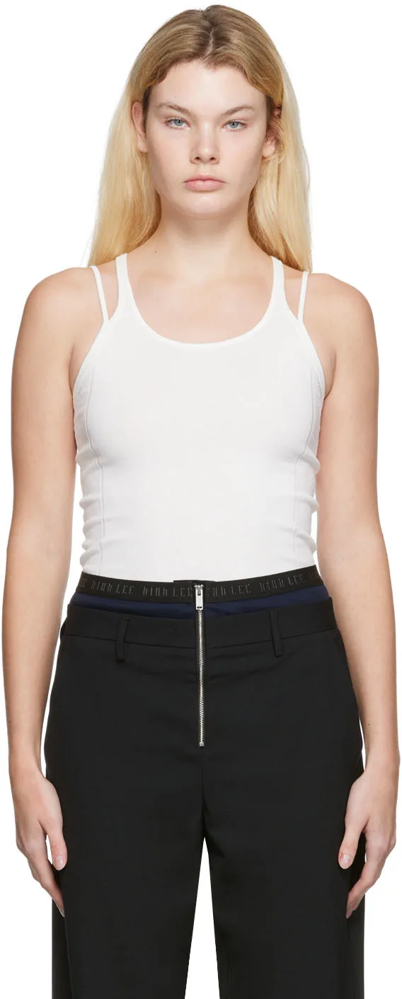 White Density Tank Top