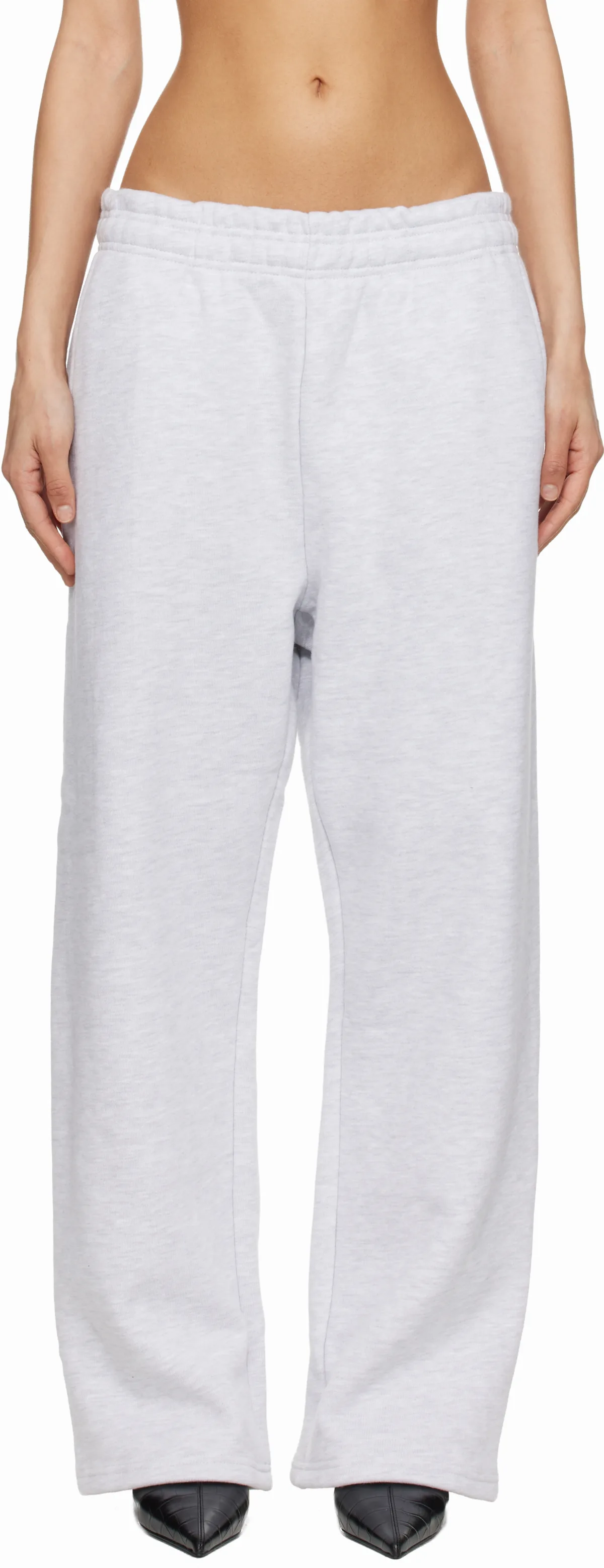 Gray Straight Leg Sweatpants