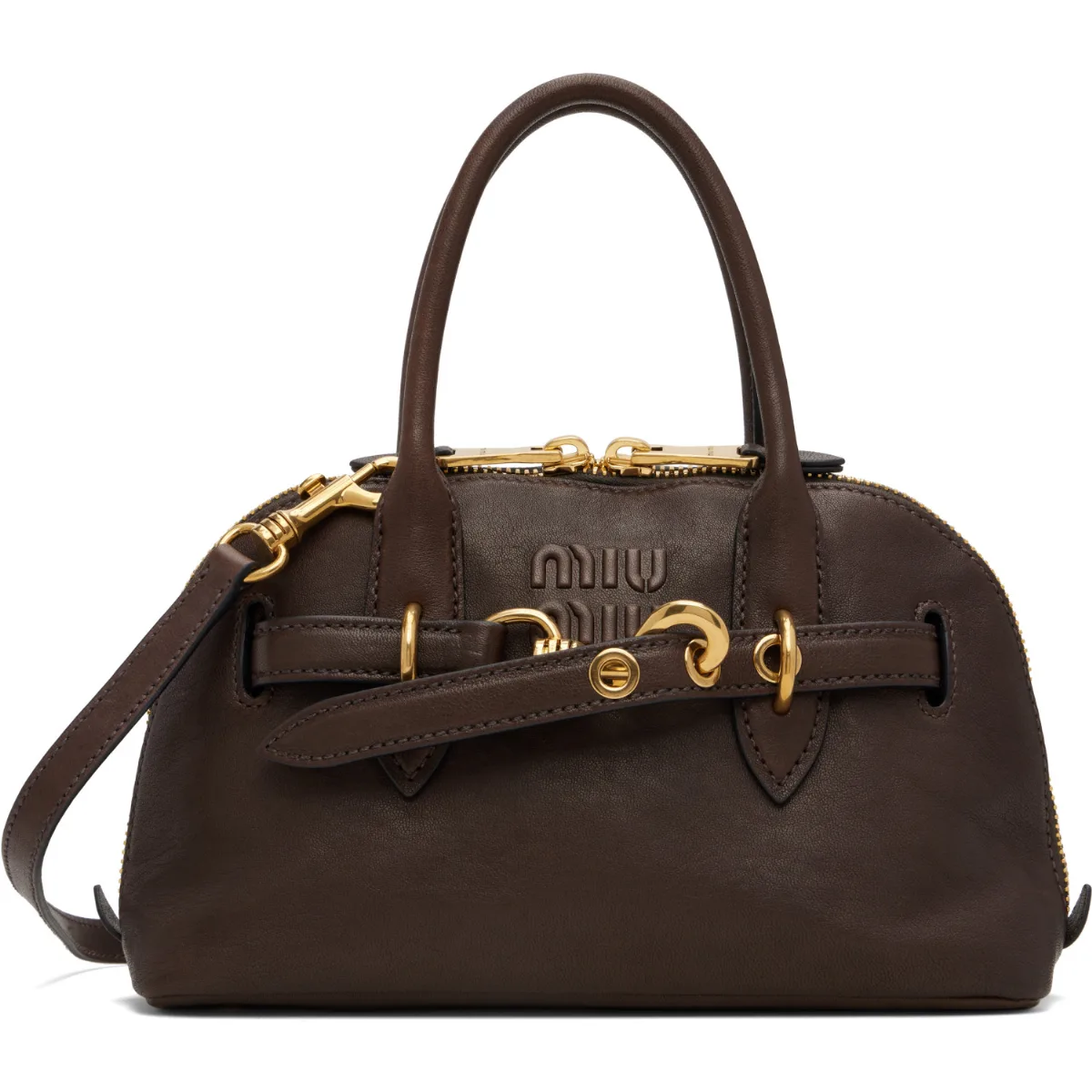 Aventure Nappa Leather Top-Handle Bag