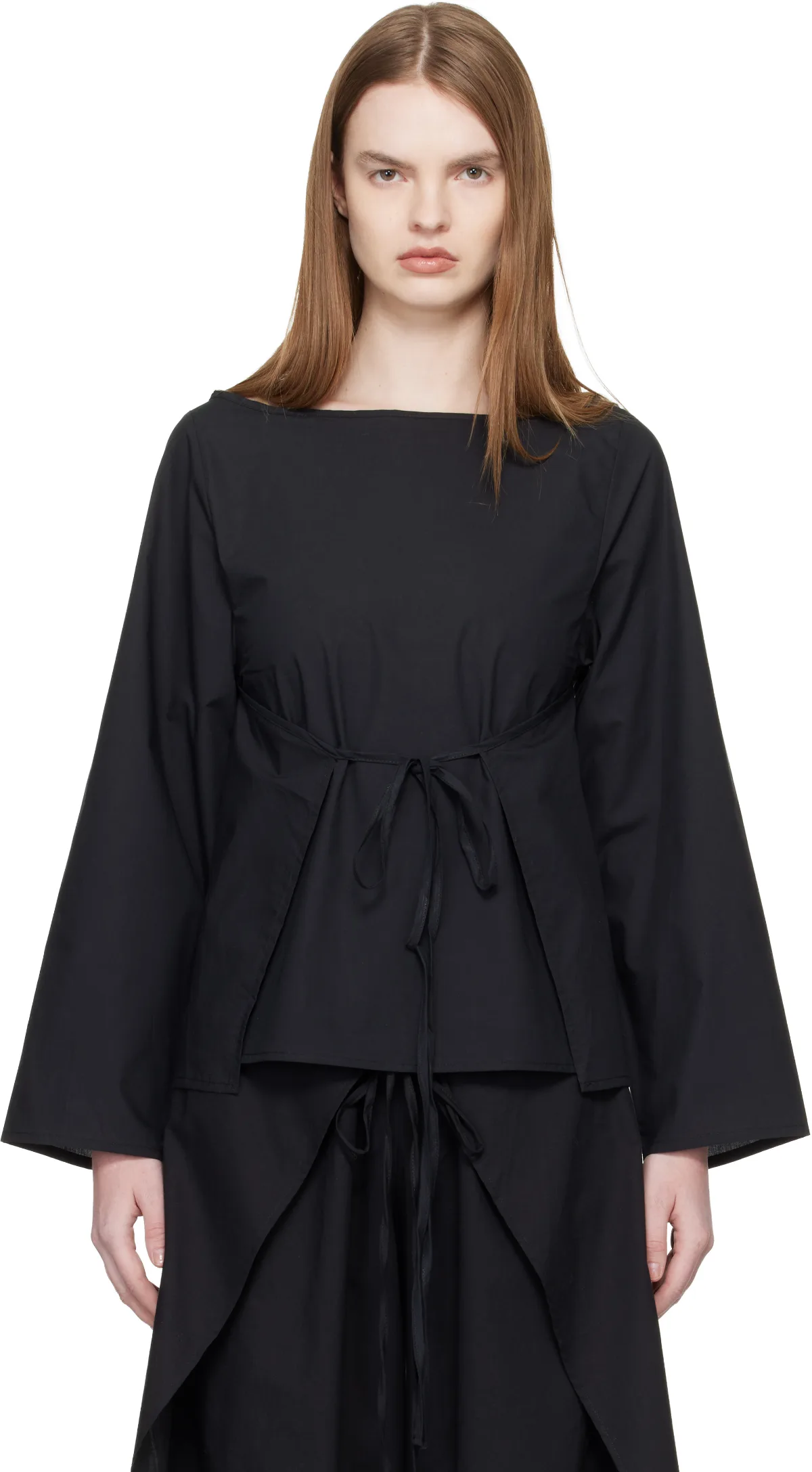 Black Decti Long Sleeve Top