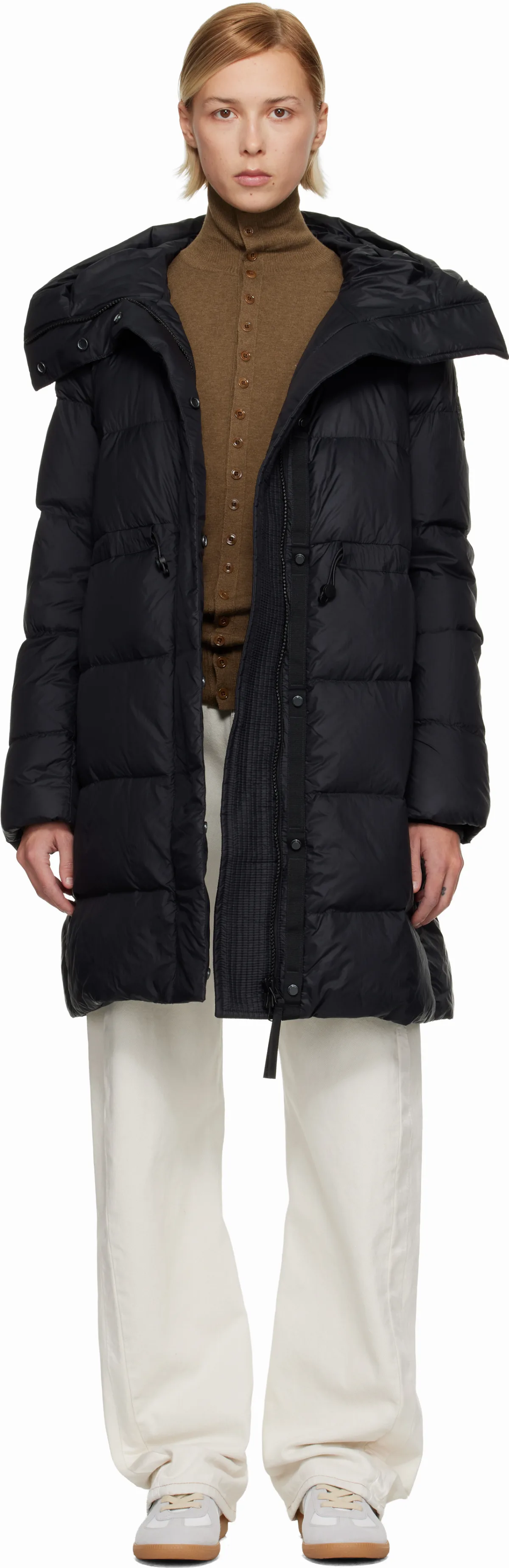 Black'Tonal Label' Montgomery Down Coat
