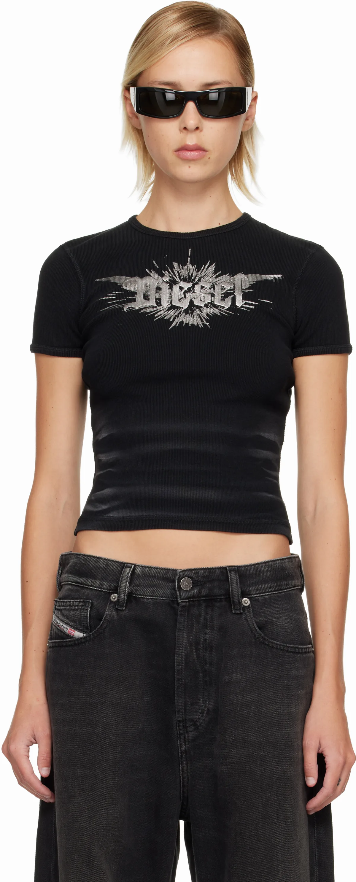 Black T-Ele-Long-P2 T-shirt