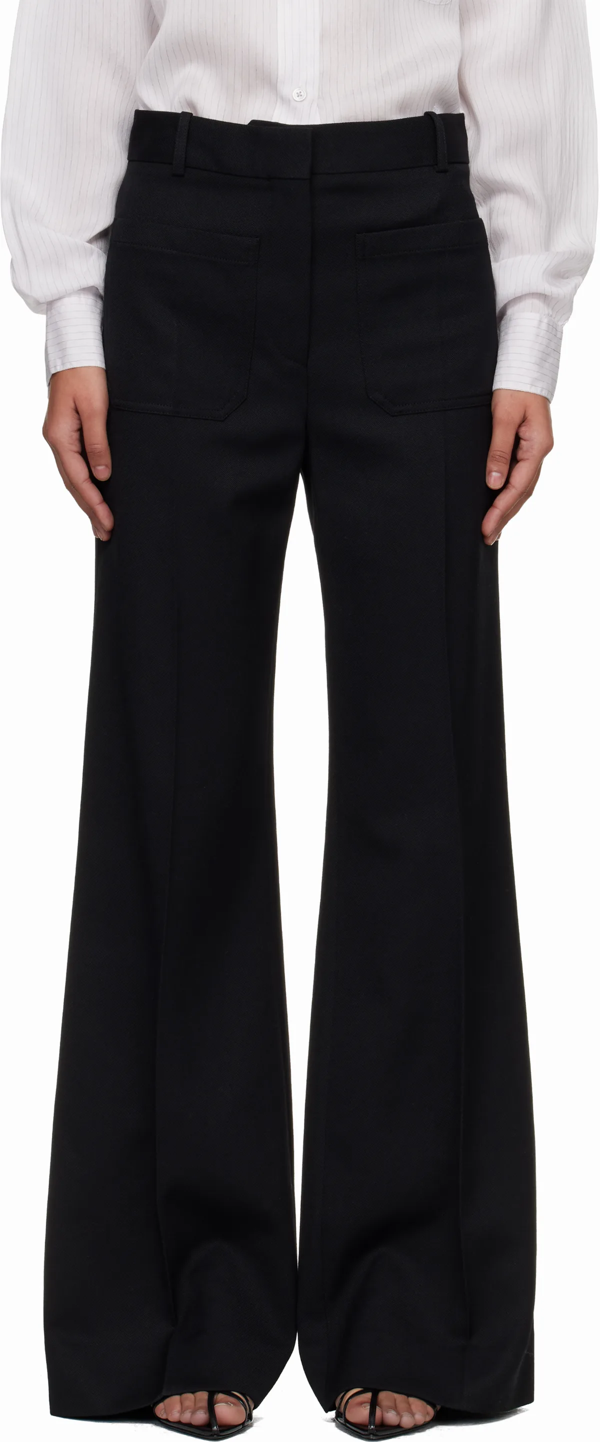 Black Alina Tailored Trousers