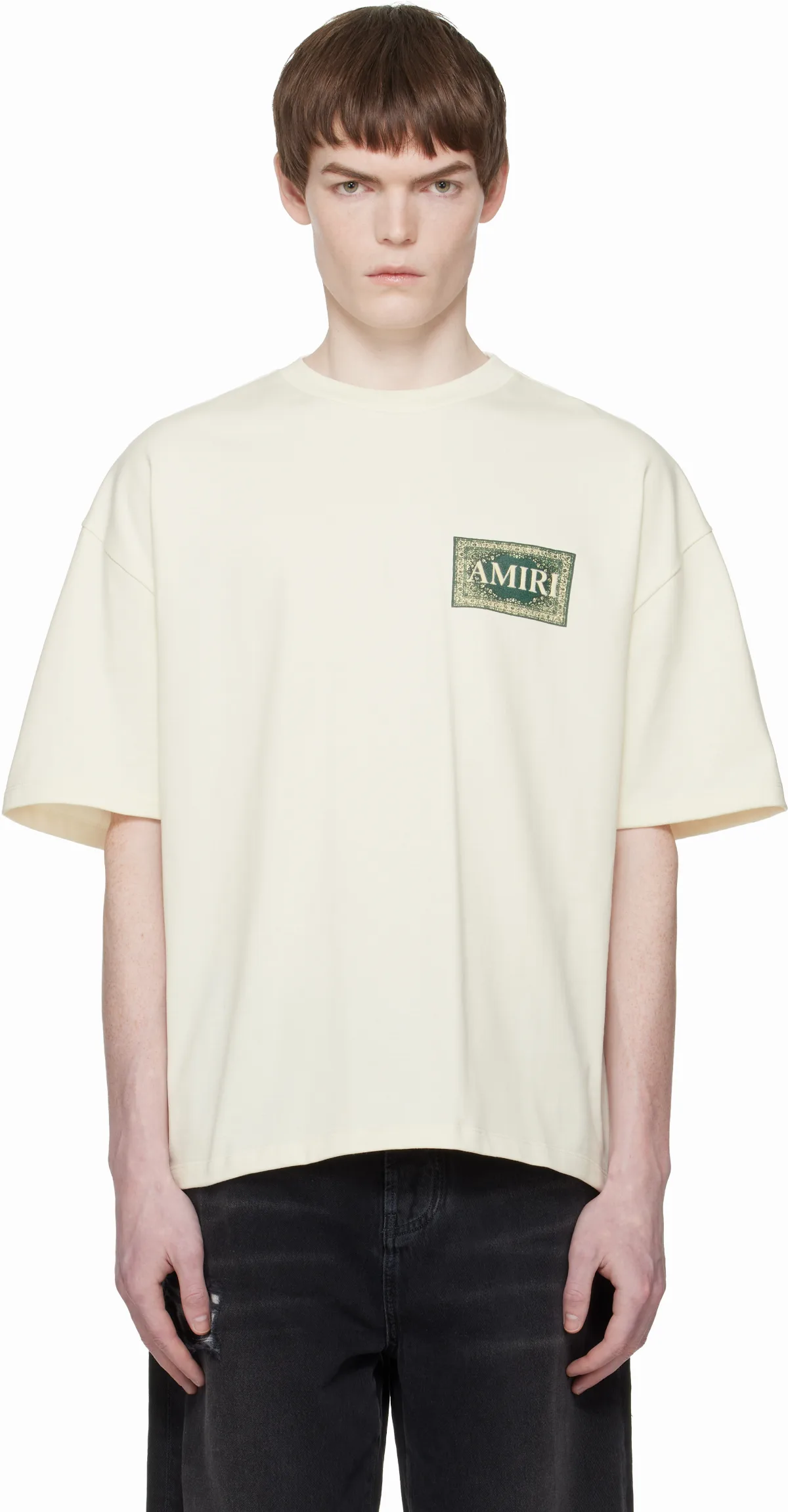 White Bandana Oversized T-shirt