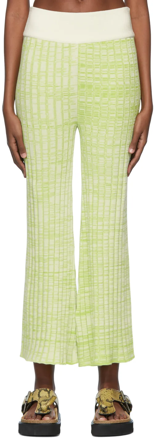 Green Viscose Trousers