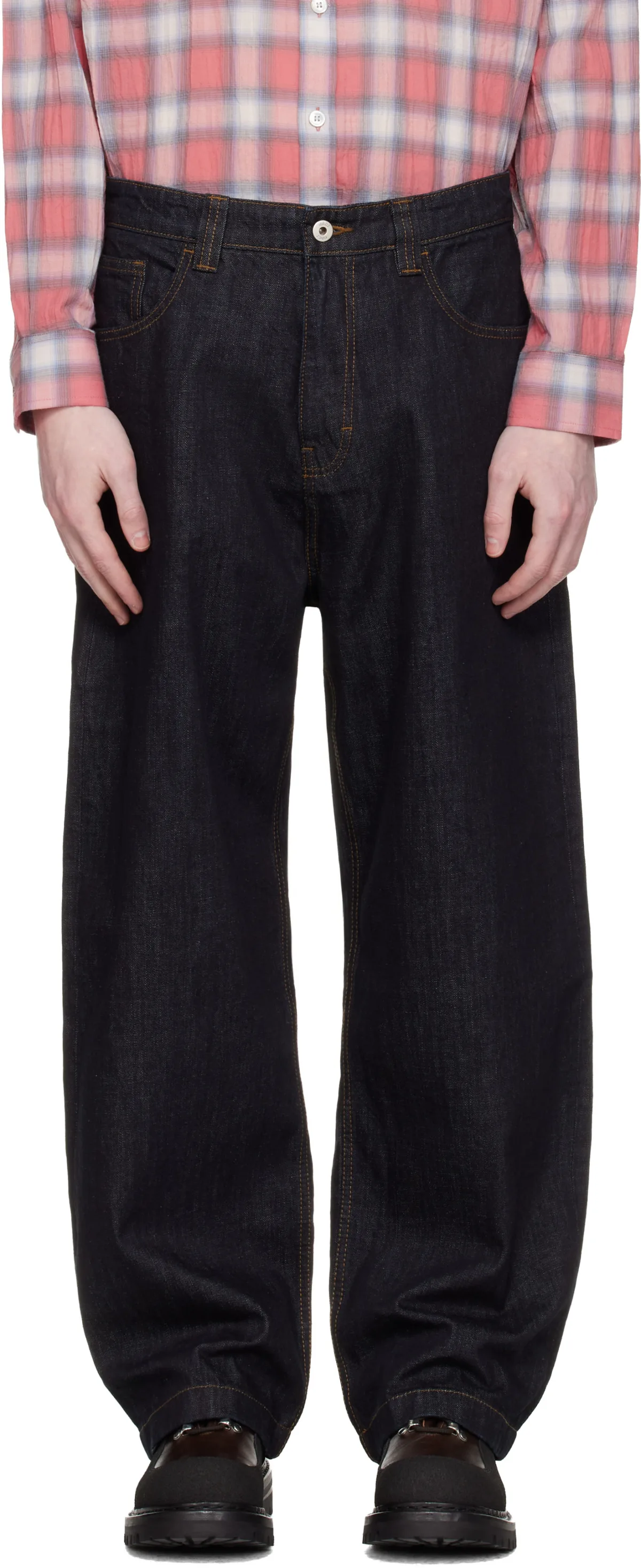 Washed Baggy Fit Jeans