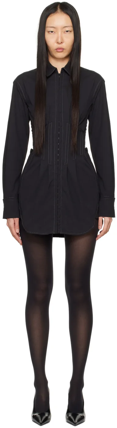 Black Tuxedo Minidress