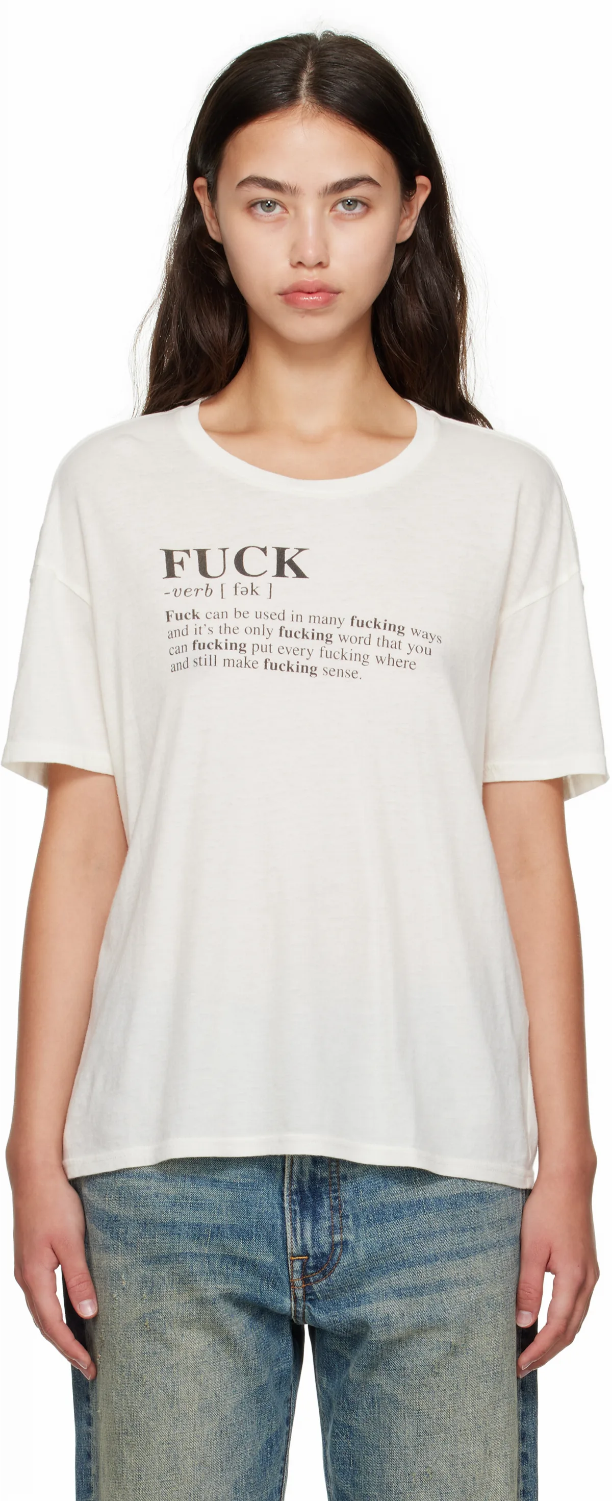 Off-White'Fuck' Relaxed T-shirt