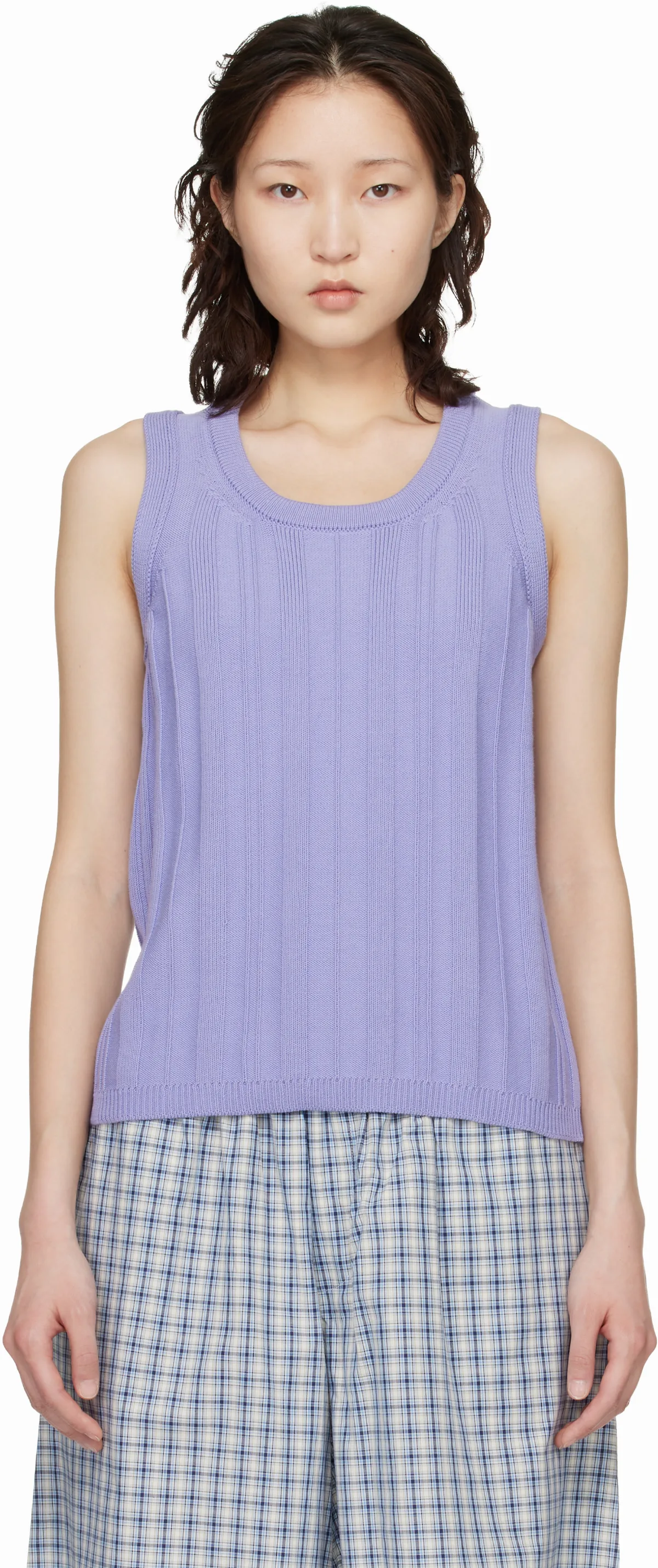 Purple Baldesari Tank Top