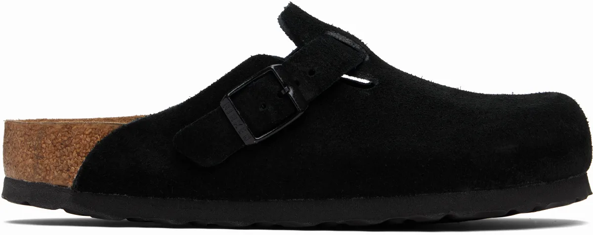 Black Regular Boston Soft Footbed Slip-on Loafers