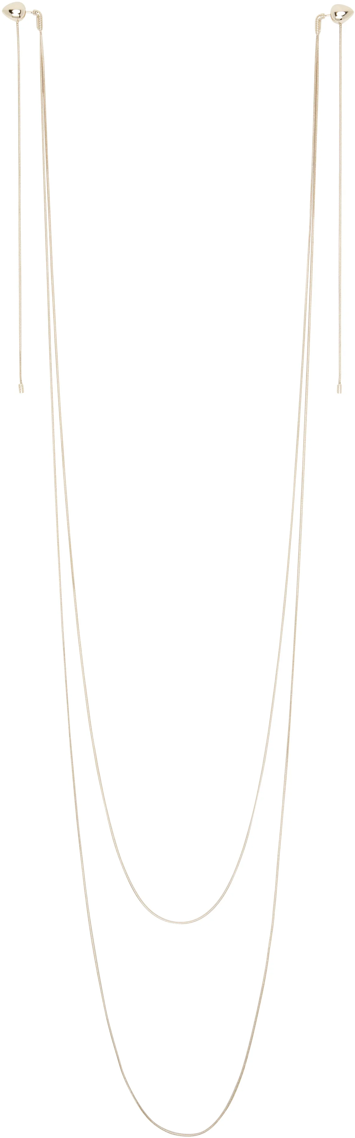 Gold Double Earrings by ALAÏA