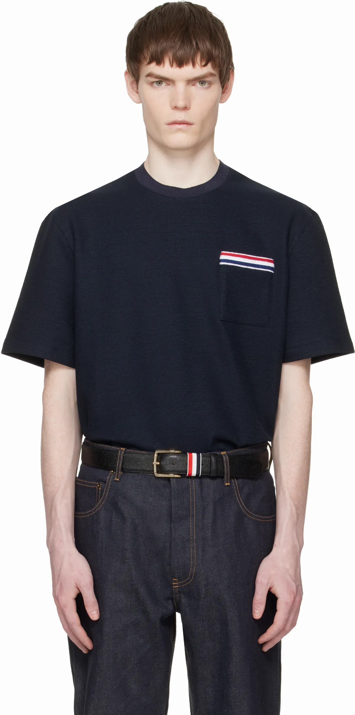Navy Short Sleeve Pocket T-shirt