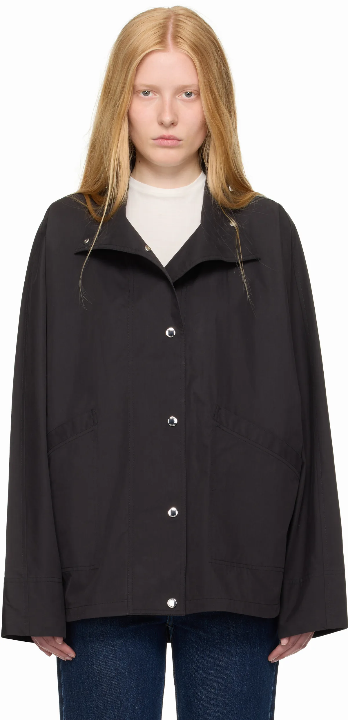 Black Summer Parachute Jacket