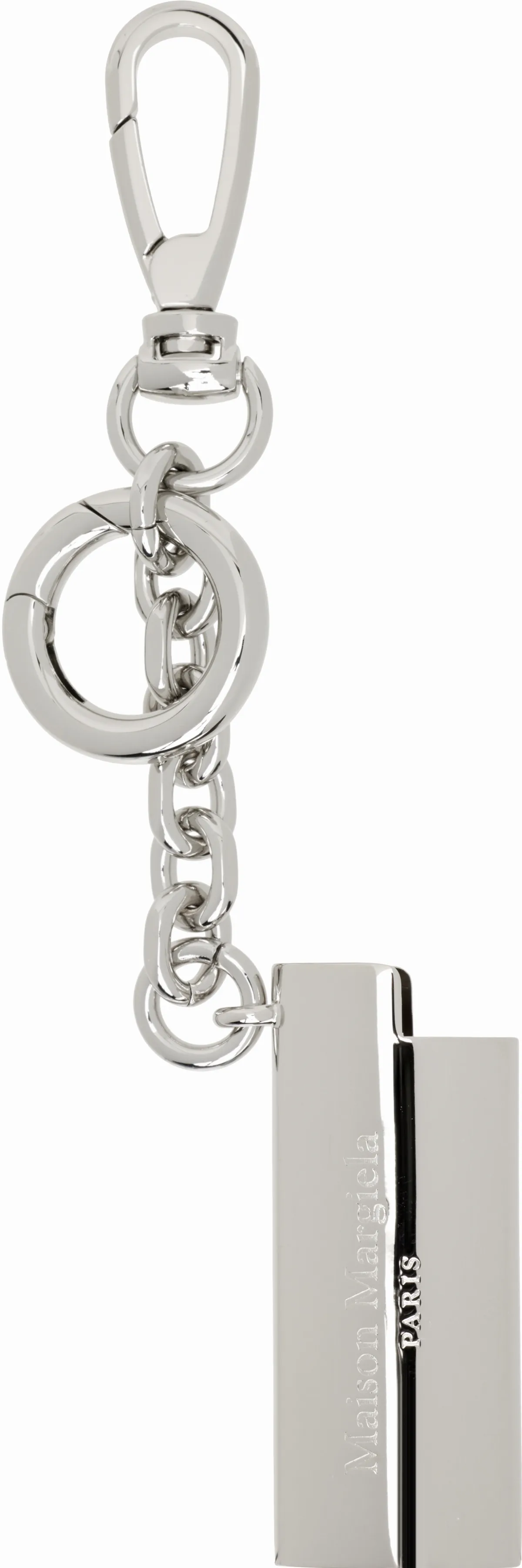 Metal Lighter Case Charm Keychain by Maison Margiela