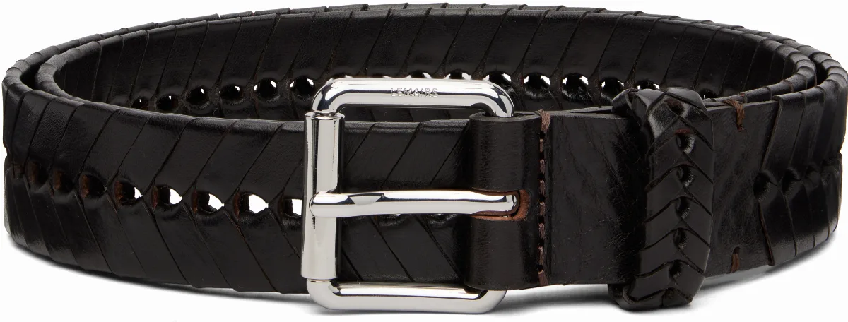 Brown Braided 30 Belt