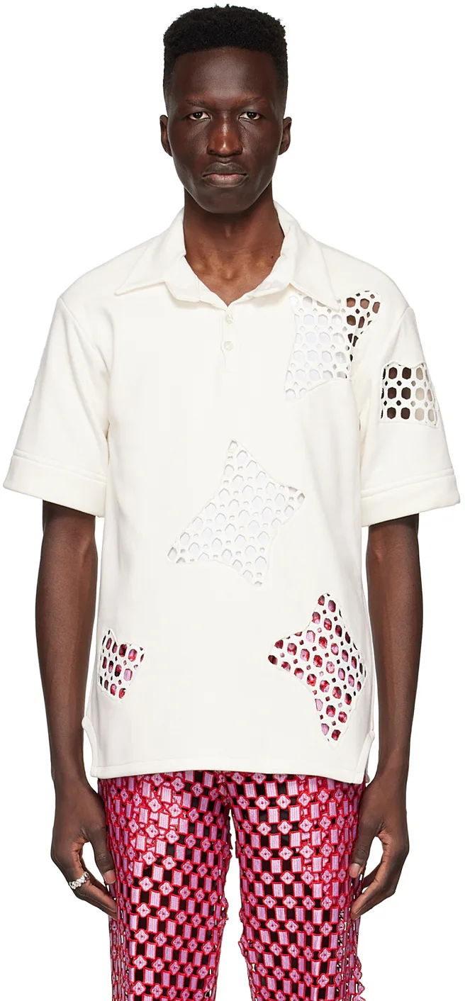 White Cotton Polo