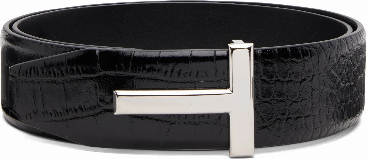 Black T Reversible Belt