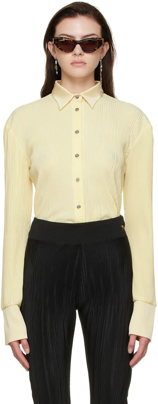 Yellow Polyester Shirt