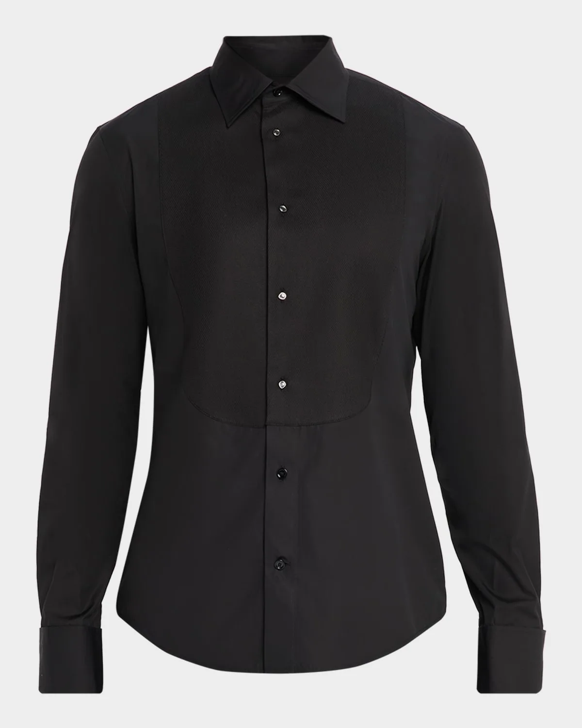 Slim Fit Cotton Tuxedo Shirt
