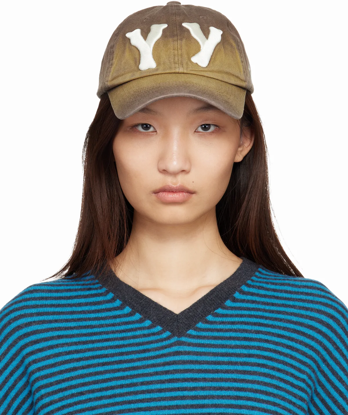 SSENSE Exclusive Brown Gradient Ball Cap