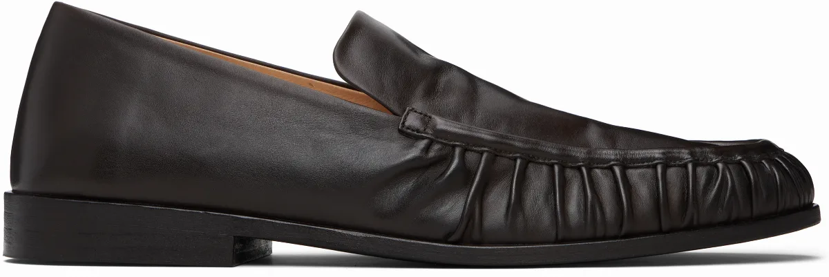 Brown Mocassino Leather Loafers
