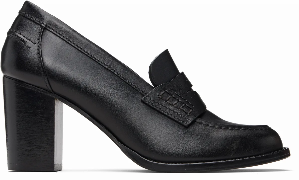 Black Moc Heels