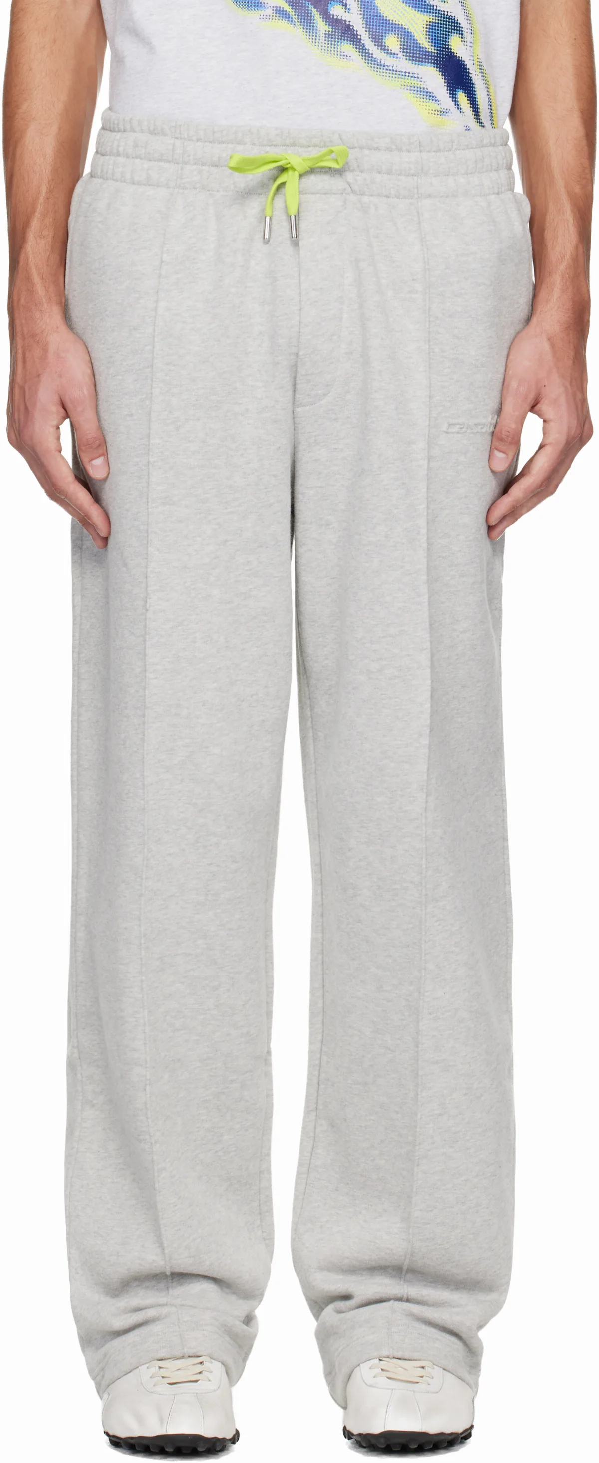 Gray Cashmere Blend Sweatpants