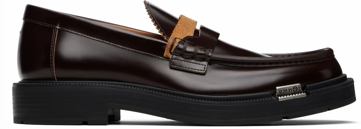 Brown Décortiqué Loafers