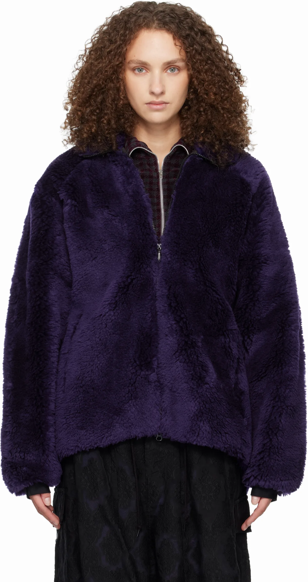 Purple Fleece Jacket