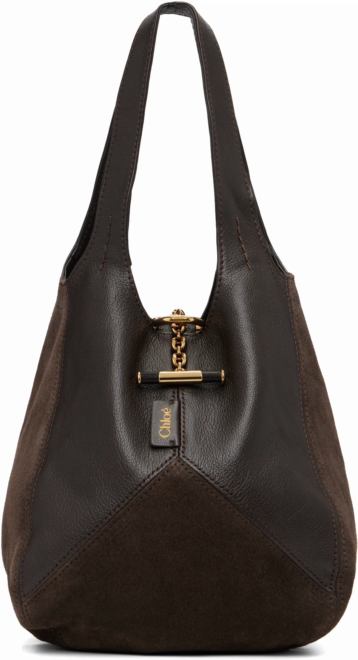 Brown Small'Chloé' Balloon Tote