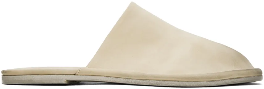 Beige Filo Slippers by Marsèll