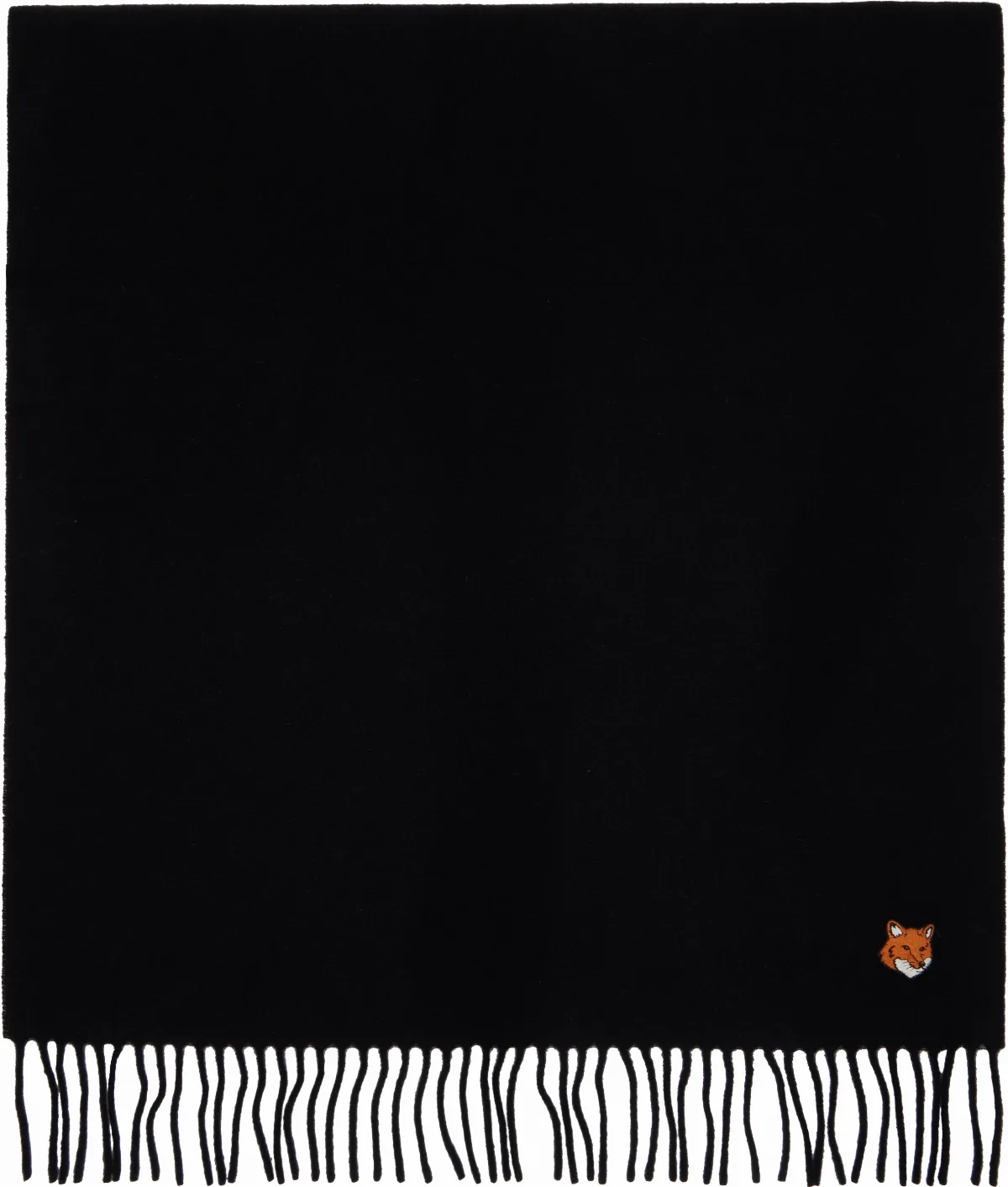 Back Fox Head Scarf