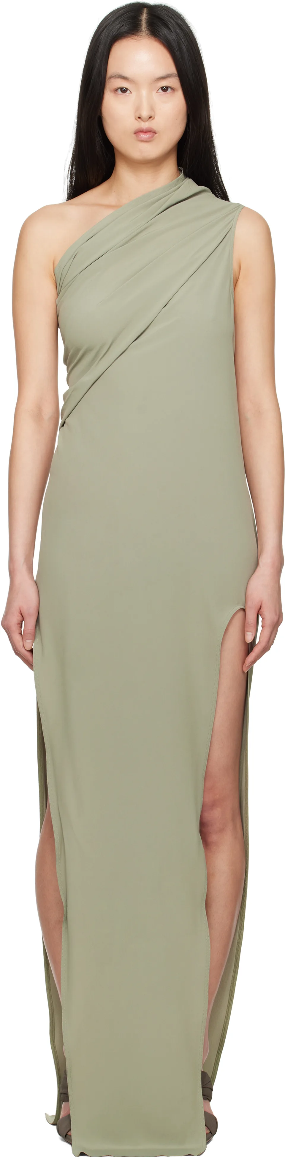 Green Hollywood Athena Arrowhead Maxi Dress