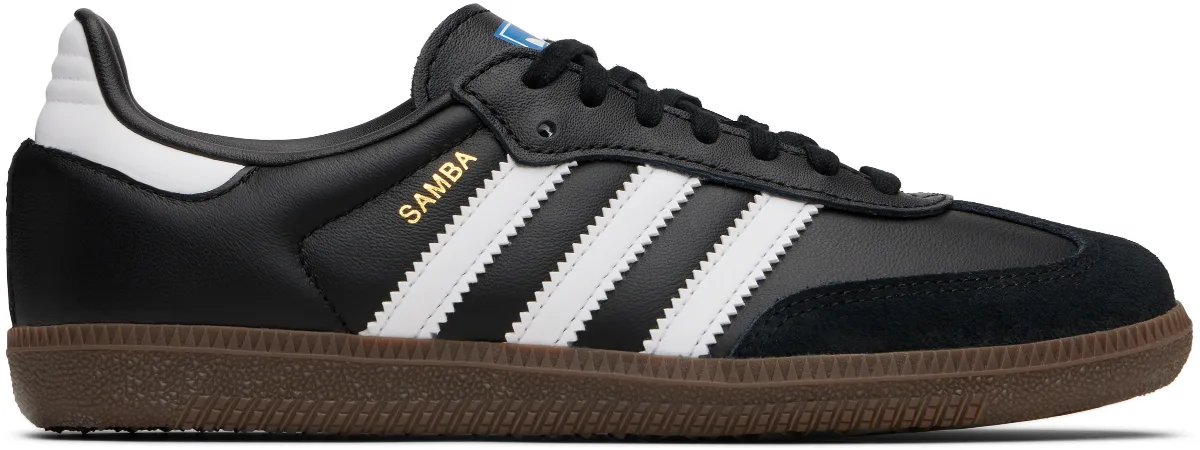 Big Kids Black Samba OG Sneakers