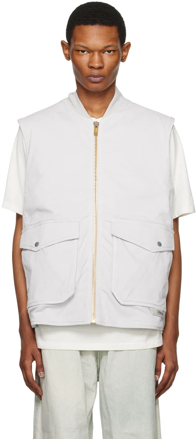 Gray Cargo Vest by Objects IV Life