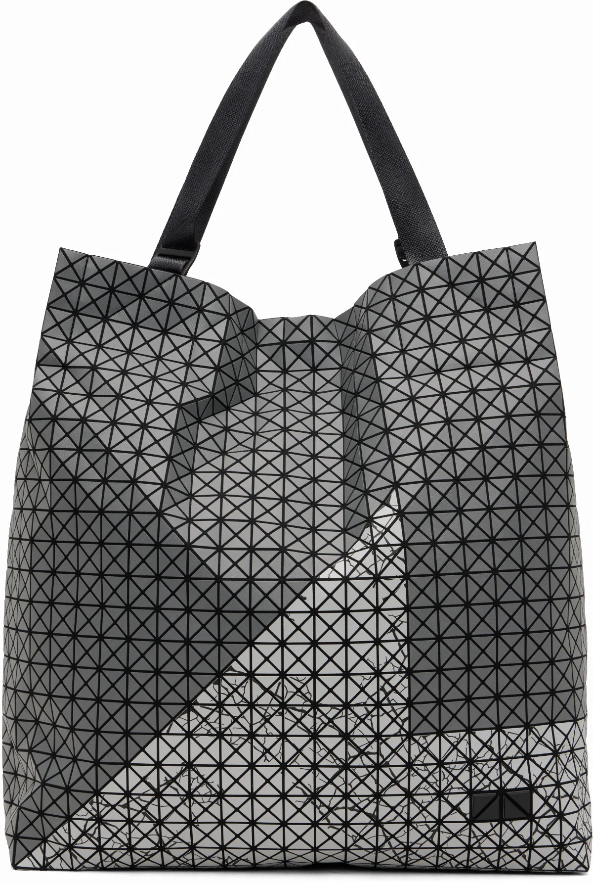 Gray Cart S Autobahn Tote by BAO BAO ISSEY MIYAKE