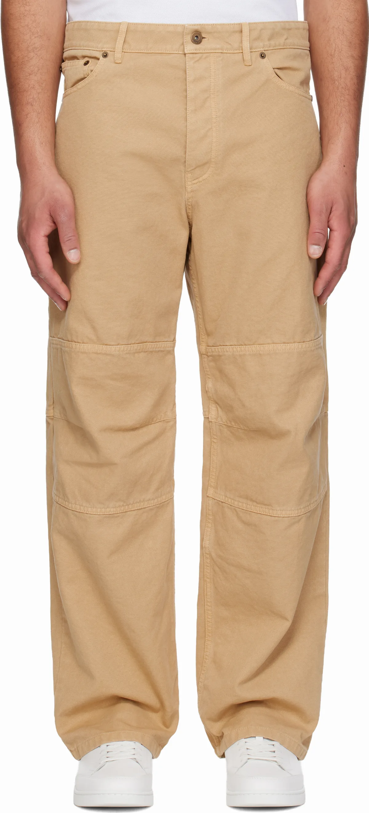 Beige Corban Trousers