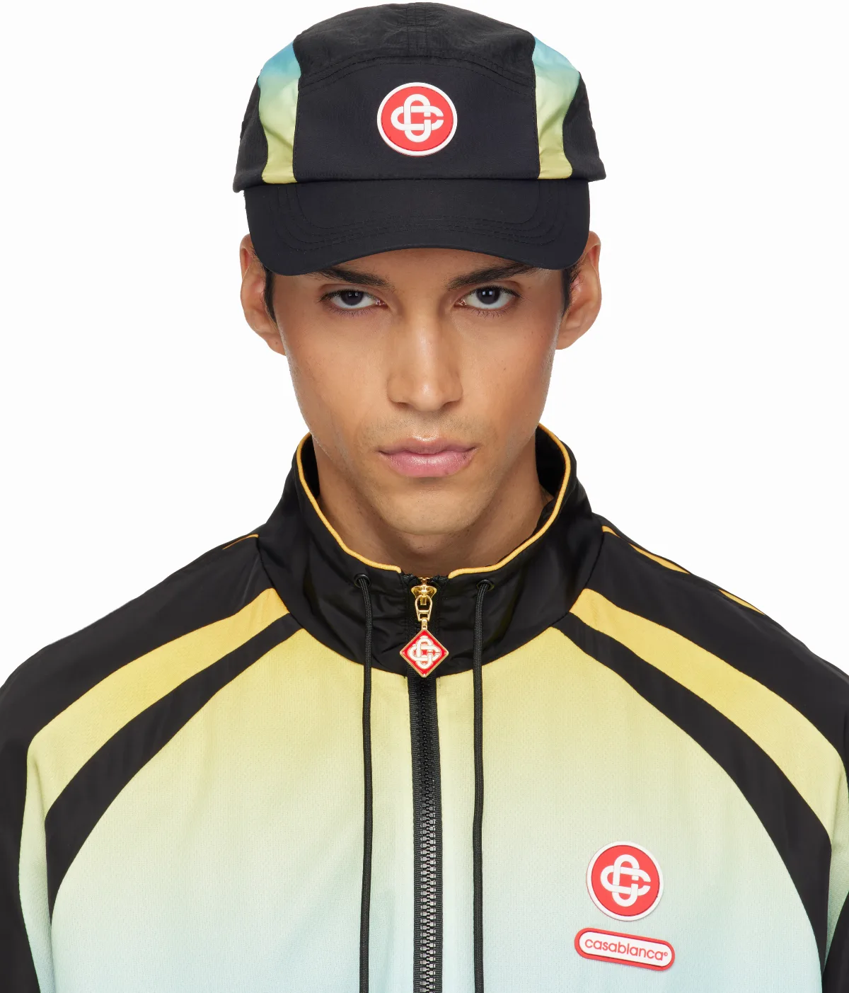 Black Frog Gradient Nylon Cap
