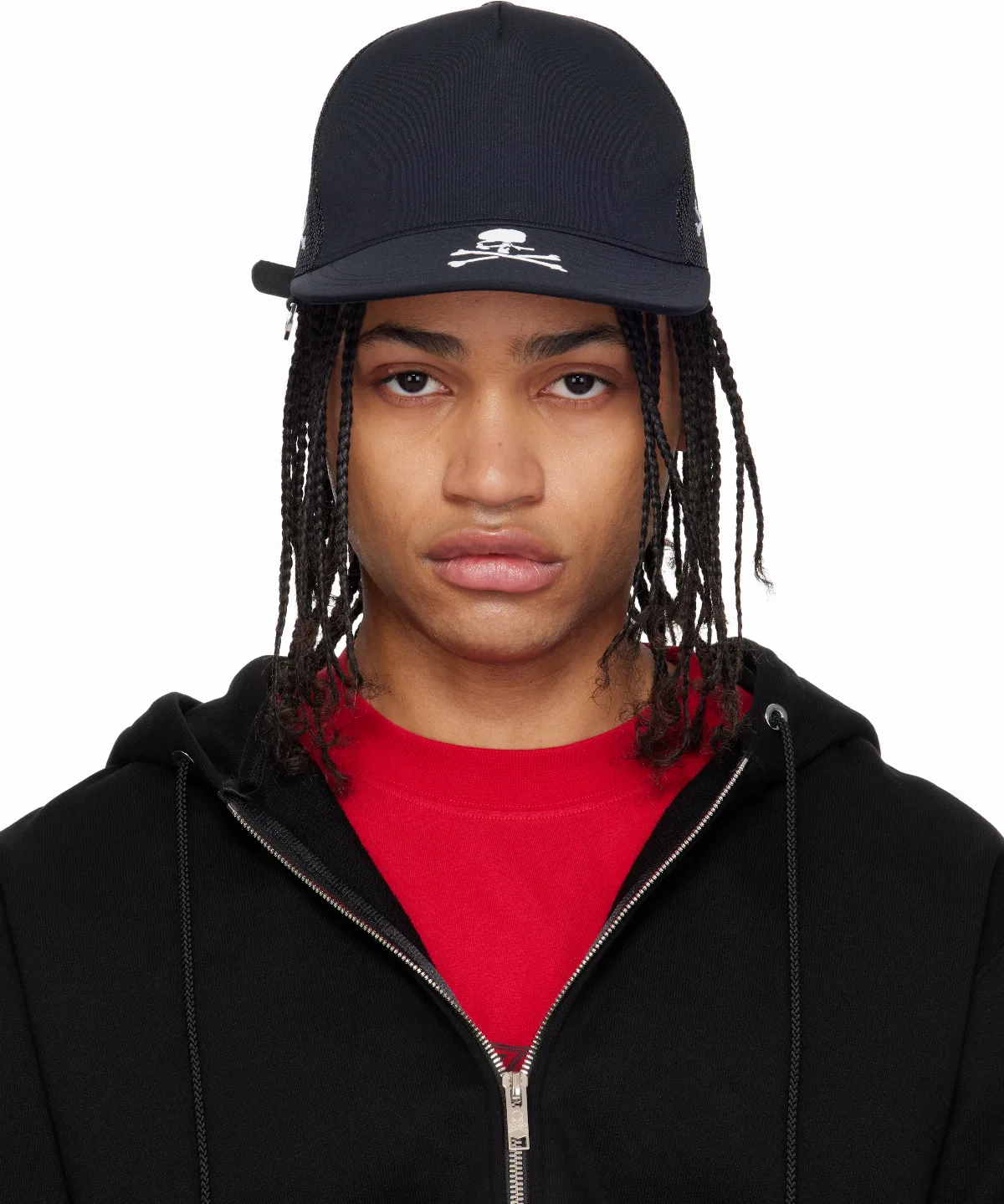 Black MJ Embroidery Cap