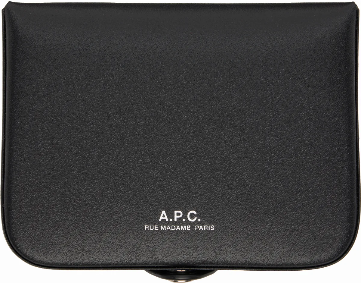 Black Josh Wallet by A.P.C.