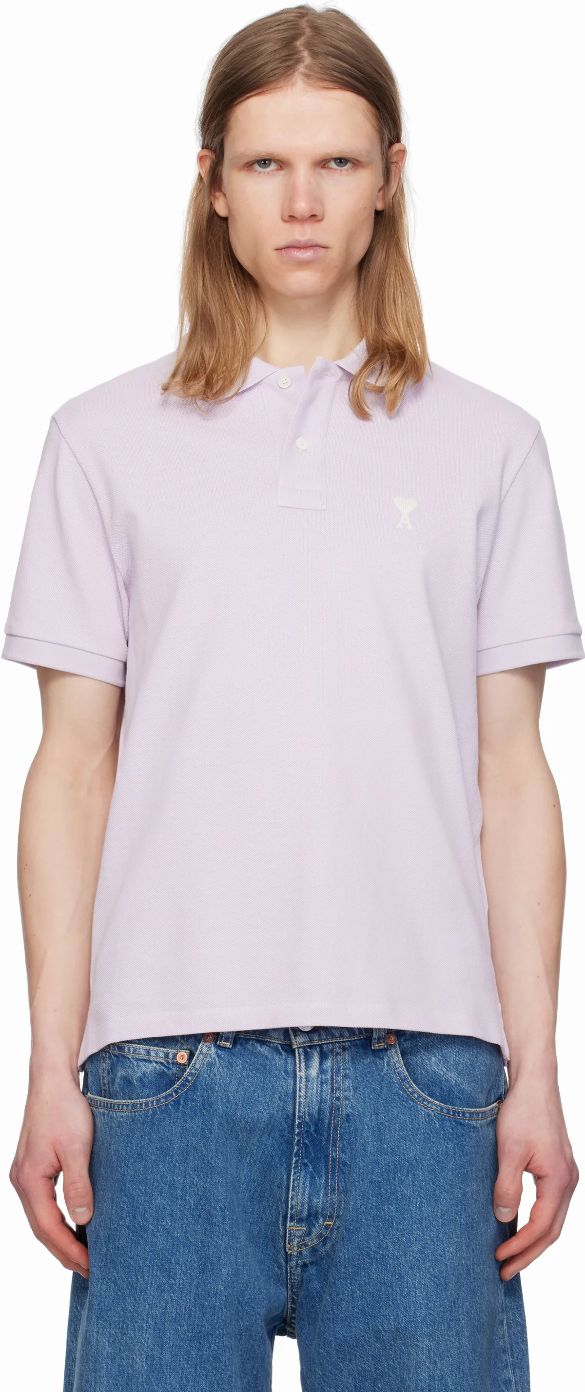 Purple Cotton Ami de Coeur Polo