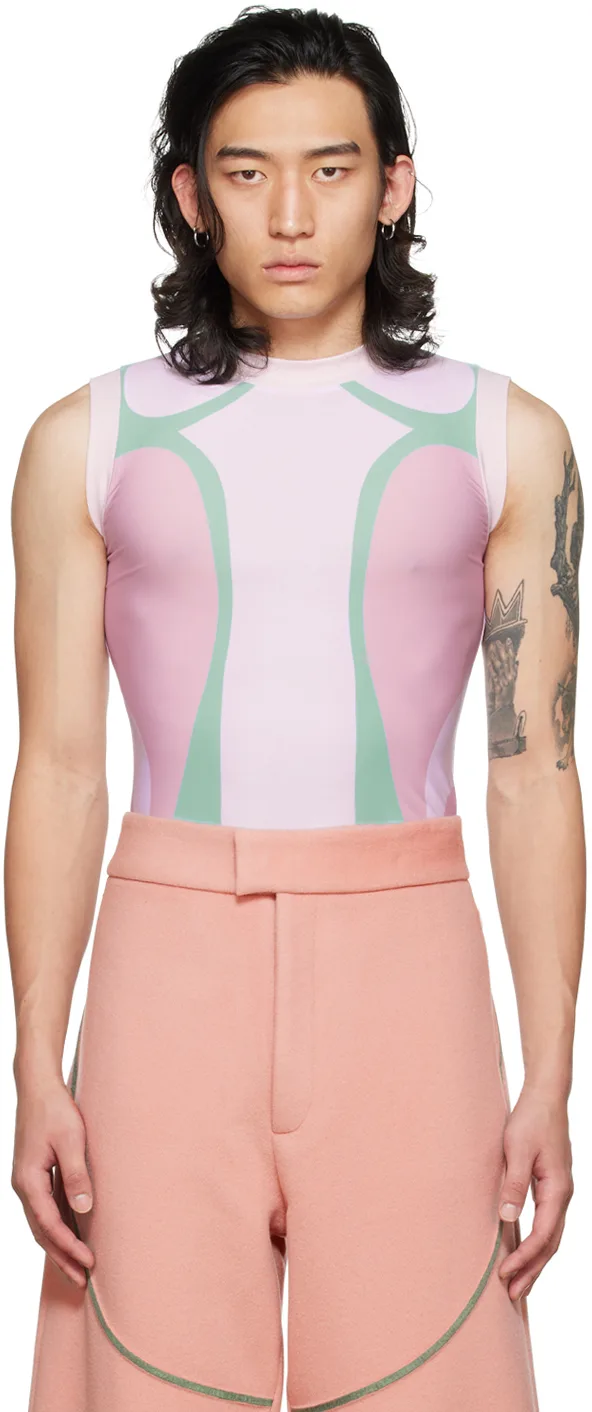 SSENSE Exclusive Pink Polyester T-Shirt