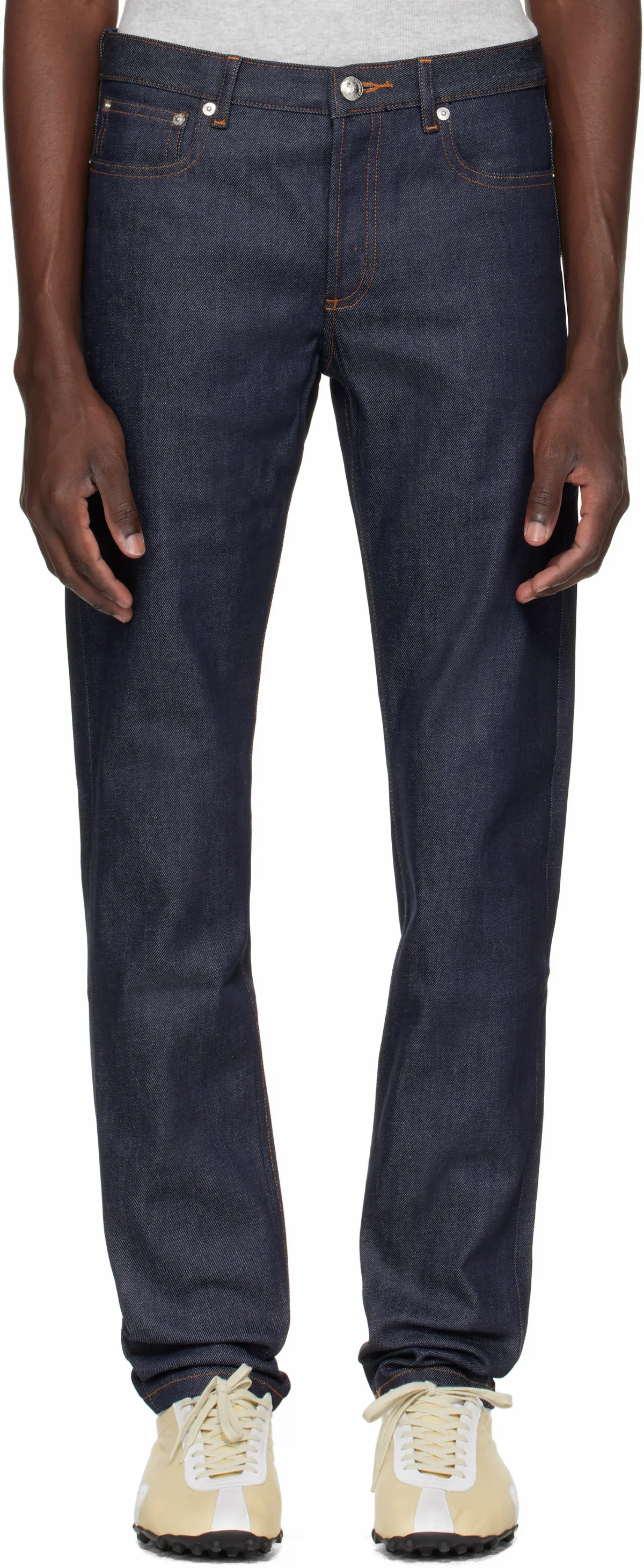 Navy Petit New Standard Jeans