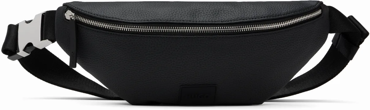 Black Logo Belt Bag