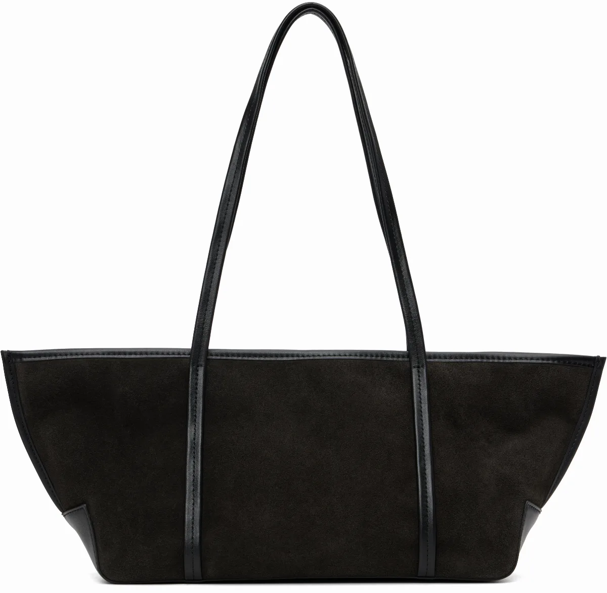 Brown Slim Bateau Tote